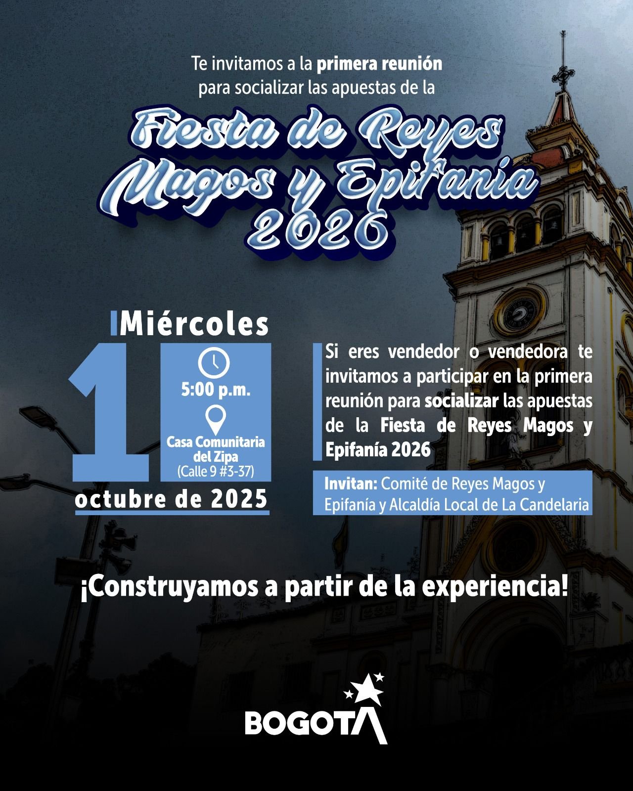 Primera reunión de vendedores y vendedoras de la  fiesta de reyes 2026!