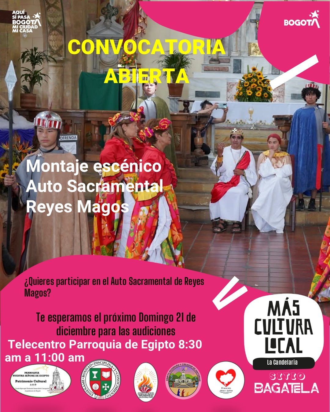 🎨🔥 Convocatoria abierta auto sacramental Reyes magos en Egipto
